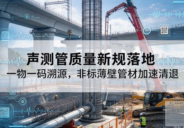 晋城声测管质量新规落地，一物一码溯源，非标薄壁管材加速清退
